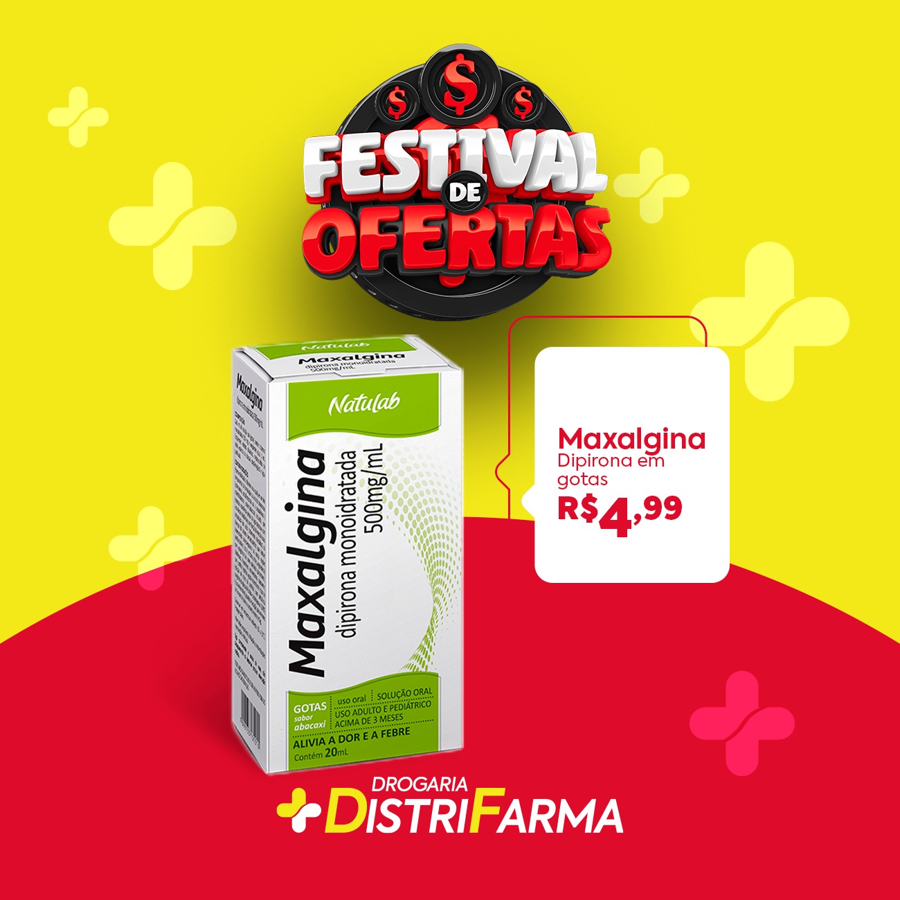 Maxalgina Dipirona Monoidratada 500mg/mL